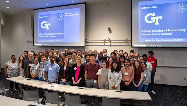 Participants in the 2024 Chemistry and Biochemistry Spring Symposium.