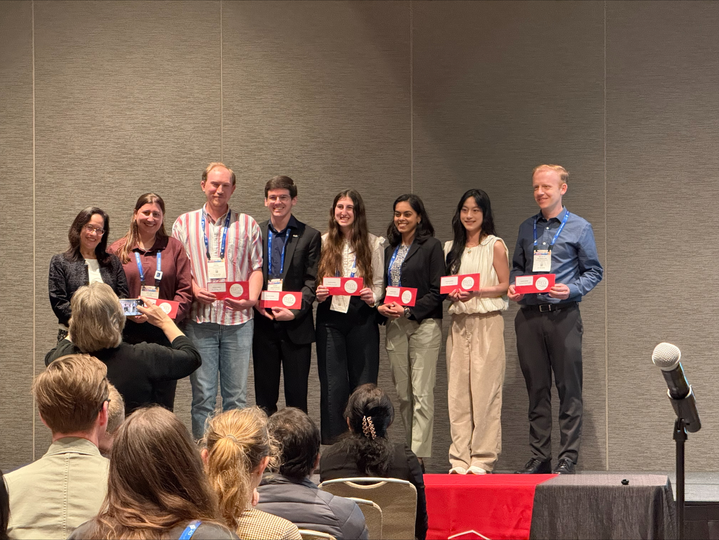 Undergraduate research poster award winners.