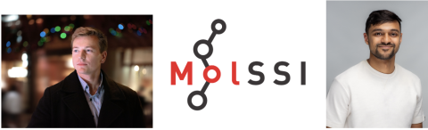 Austin Wallace, the MolSSI logo, and Shehan Parmar